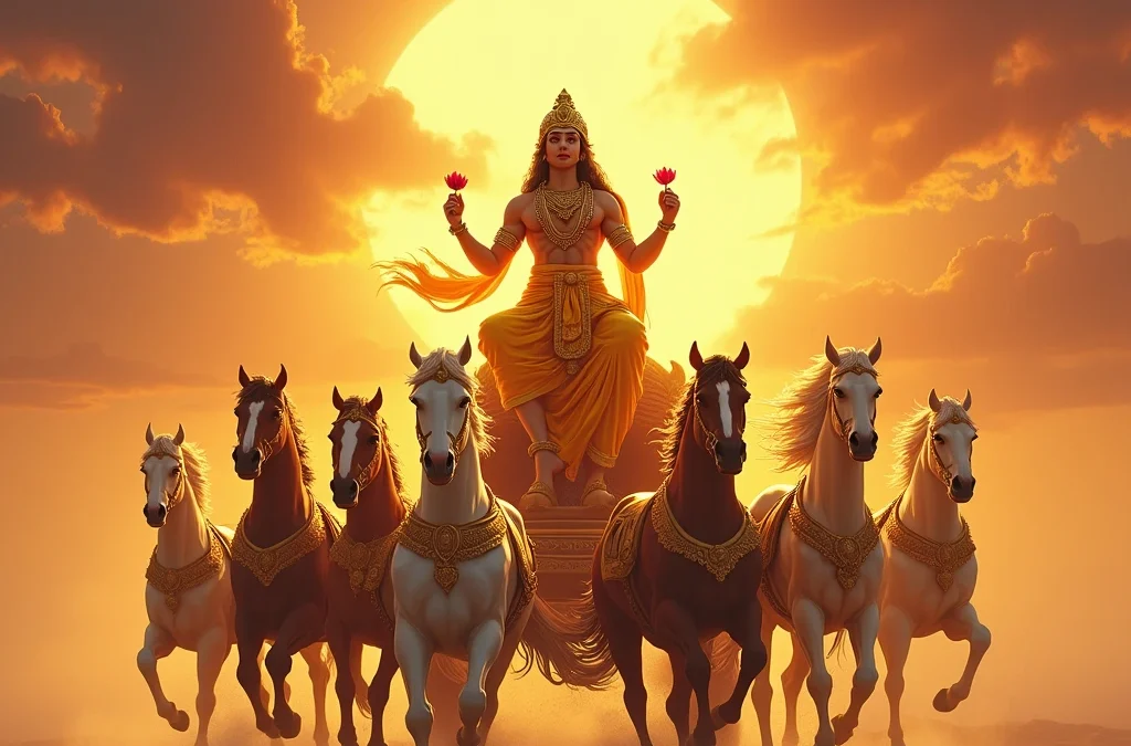 Surya Dev and His Seven Horses