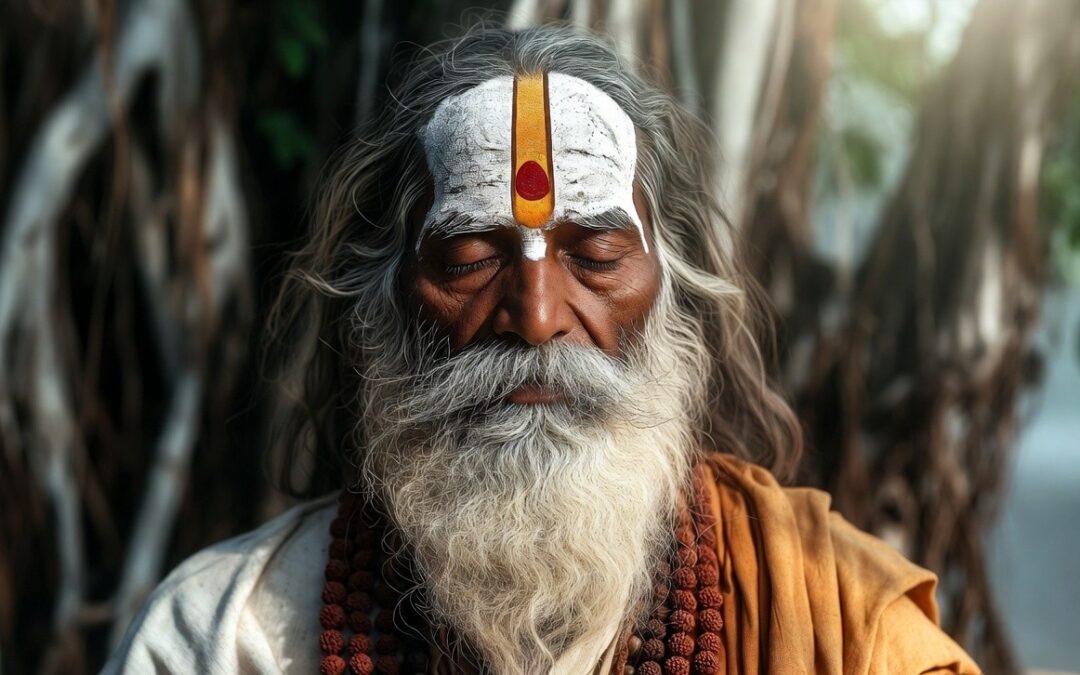 Sandalwood Paste on Forehead